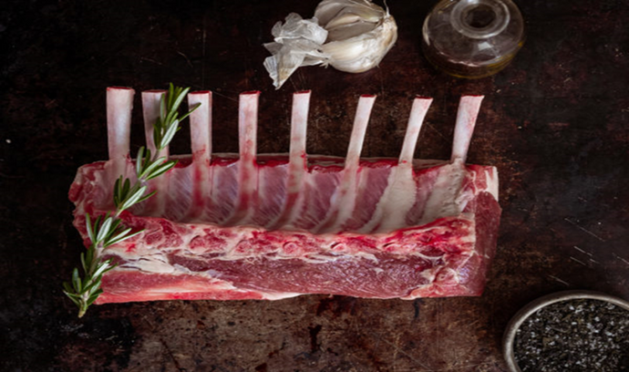 Lamb Rack – Premium (8 Ribs Approx 500gm)