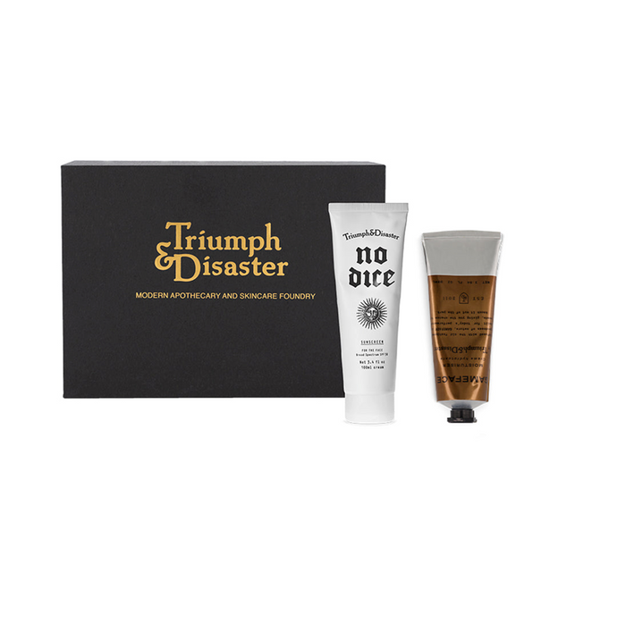 FACE & SUN 2.0 SET - NO DICE SUNSCREEN & GAMEFACE MOISTURISER